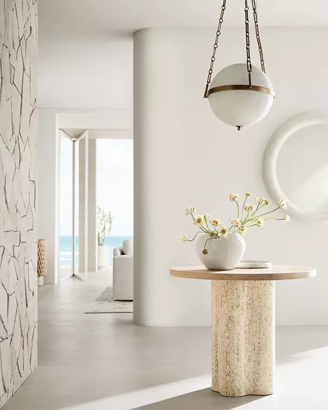 Entryway - lighting, vase, table 

 #LTKdayinmylife #LTKmomlife #LTKHome