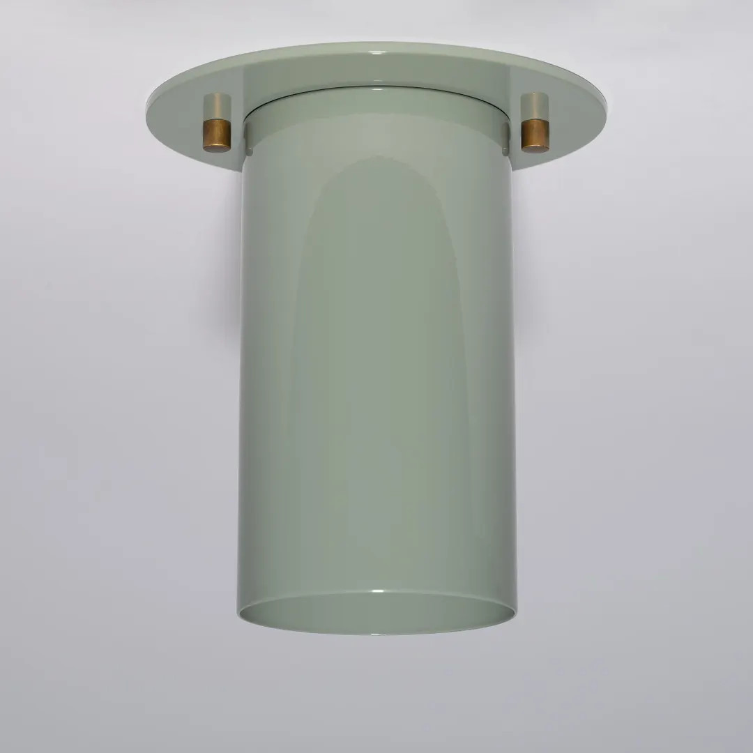 Mid-Century Modern Flush Mount - Color Coated - Contemporary Spot Light - Worthington | Etsy (US)