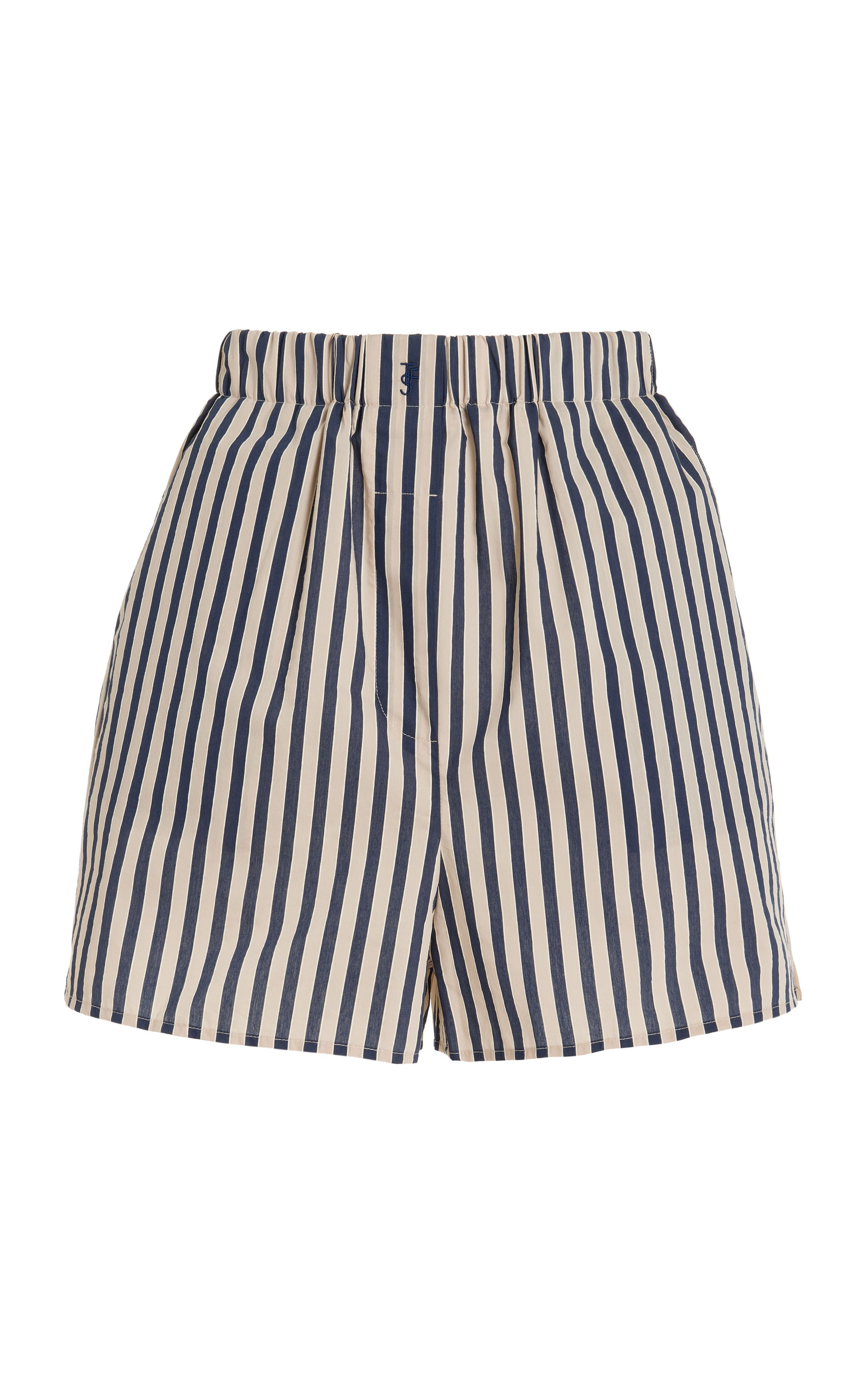 Lui Striped Cotton-Blend Boxer Shorts | Moda Operandi (Global)