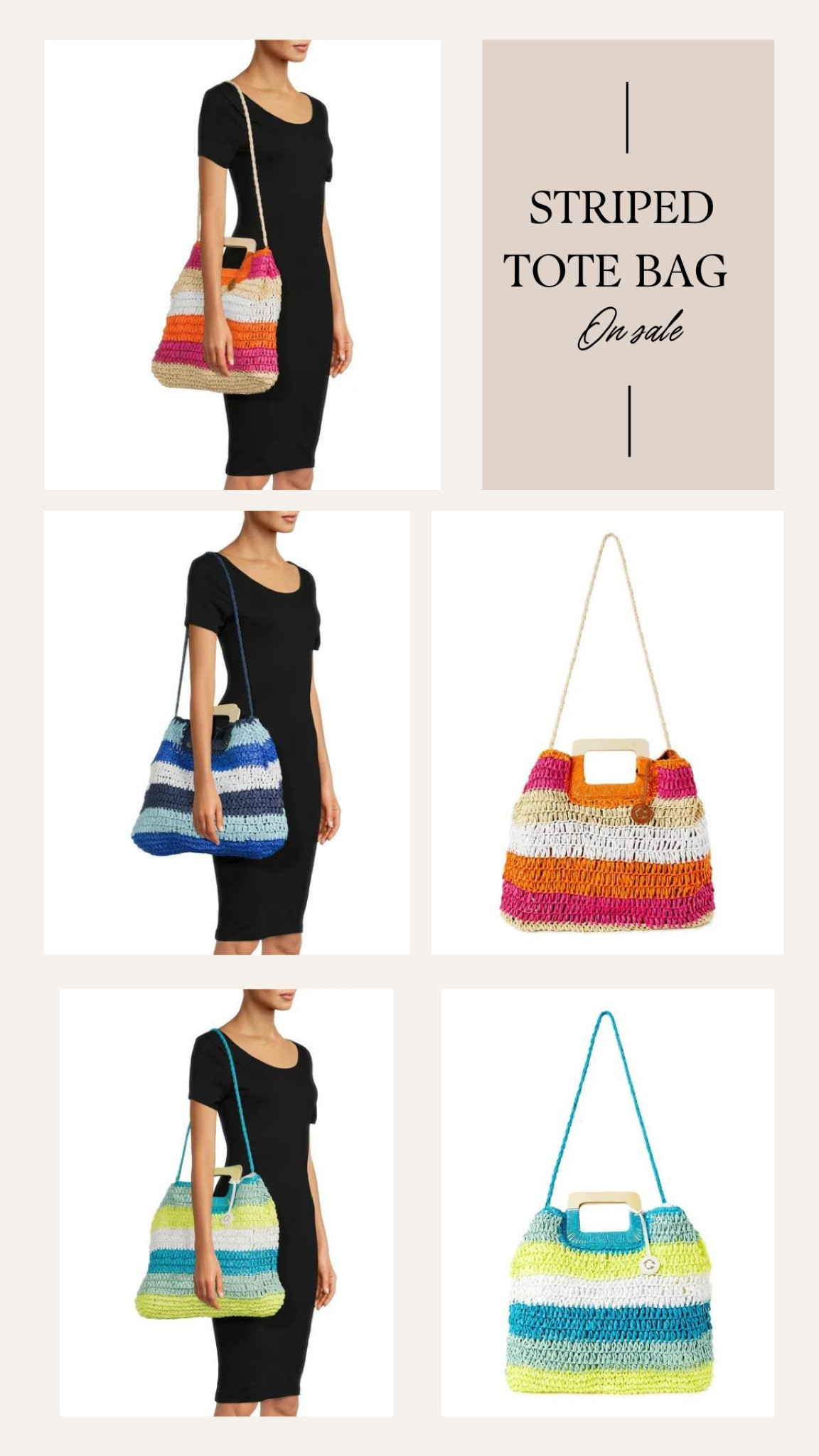 Normally $88, this striped straw tote bag is now $17.60! 

#LTKitbag #LTKsalealert #LTKFind