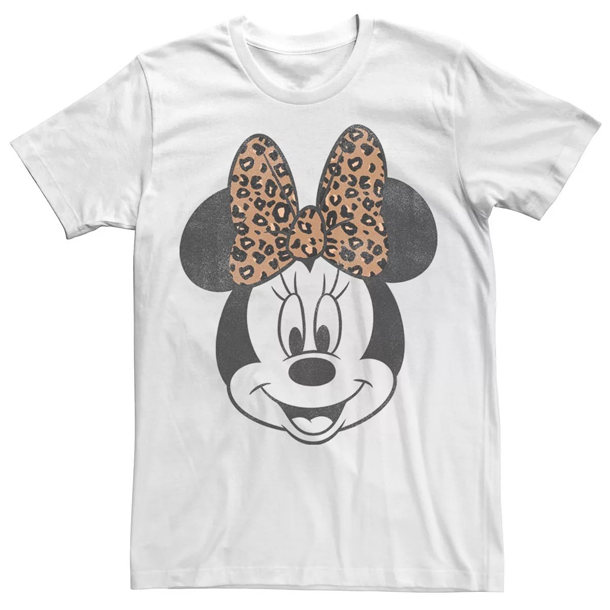 Men's Disney Minnie Mouse Leapord Print Bow Portrait Tee | Kohl's