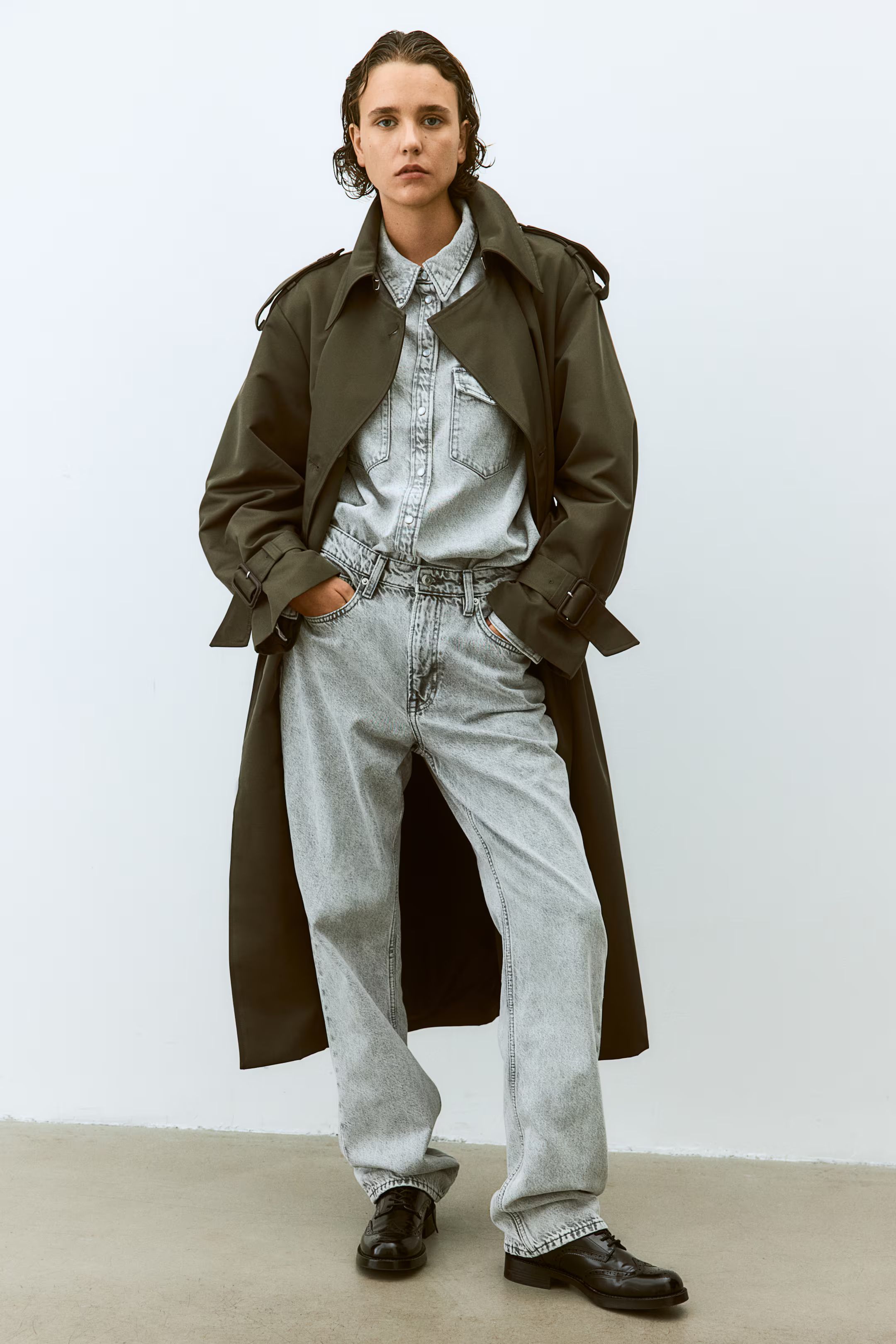 Double-breasted trench coat | H&M (UK, MY, IN, SG, PH, TW, HK)