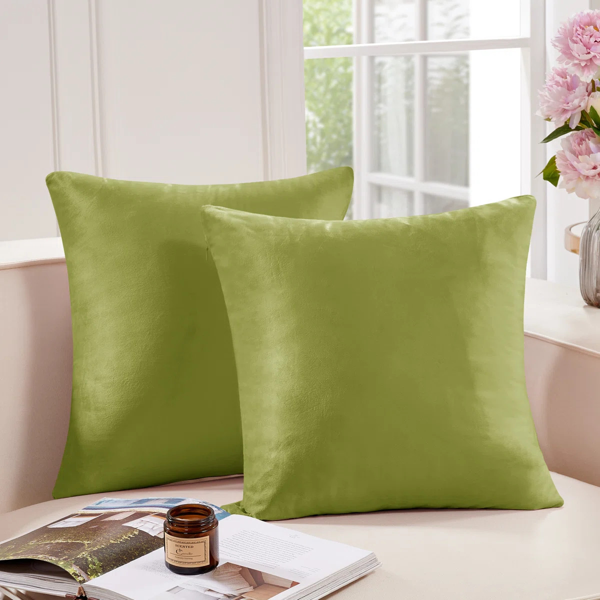 Velvet Reversible Pillow Cover (Set of 2) | Wayfair North America