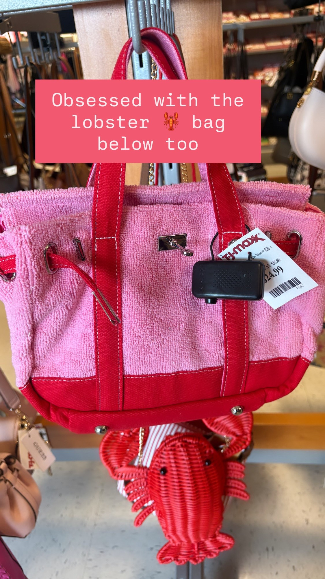 Found some of the cutest “Birkin” tote bags in a terry cloth material ! These are so cute & fun . I found these at TJ Maxx , the small ones are $24.99- large totes $39.99 I did snag this color combo so fun & cute for pool days!

#LTKTravel