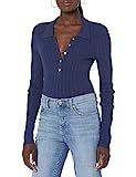 The Drop Women's Dara Slim Fitted Variegated Rib Polo Sweater | Amazon (US)