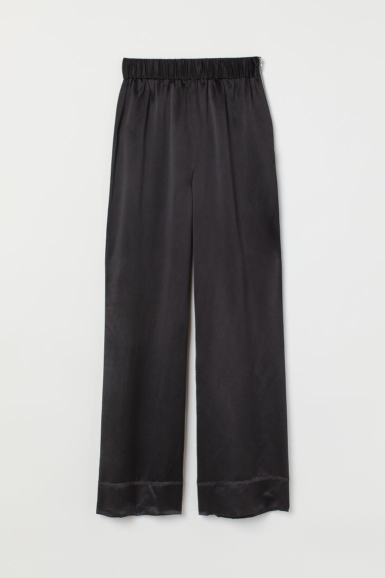 Satinhose aus Seidenmix | H&M (DE, AT, CH, NL, FI)