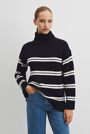 Longline Stripe Knit | Country Road