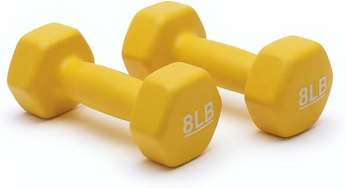 Amazon Basics Neoprene Dumbbell Hand Weights for Exercise and Muscle Toning | Amazon (US)