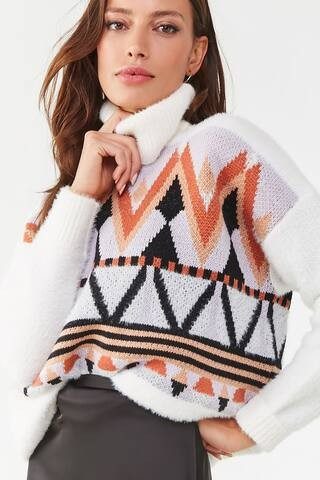 Geo Print Sweater | Forever 21 (US)