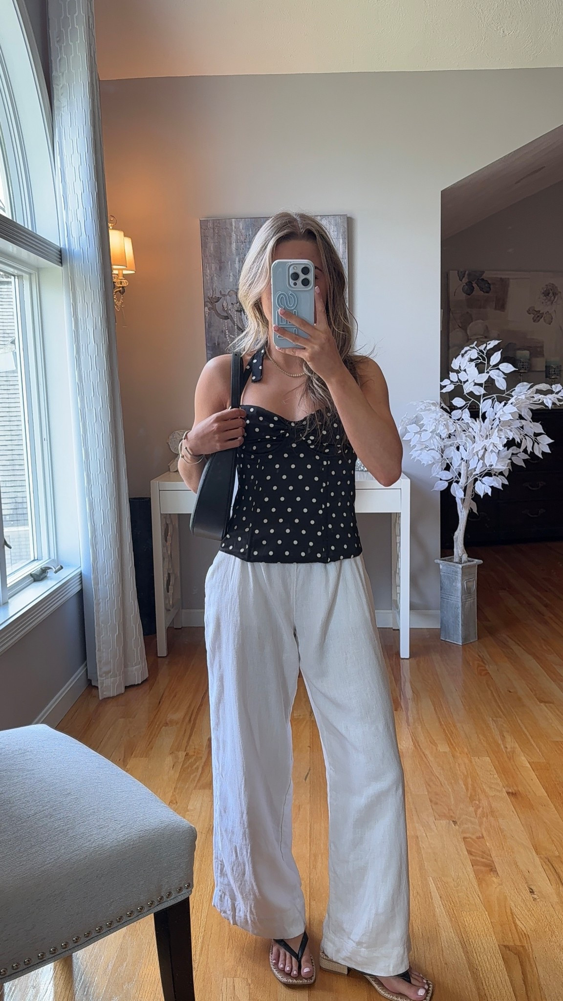 top is peppermayo ( Breanne top) wearing a xs short in linen pants! 

#LTKU #LTKootd #LTKSeasonal