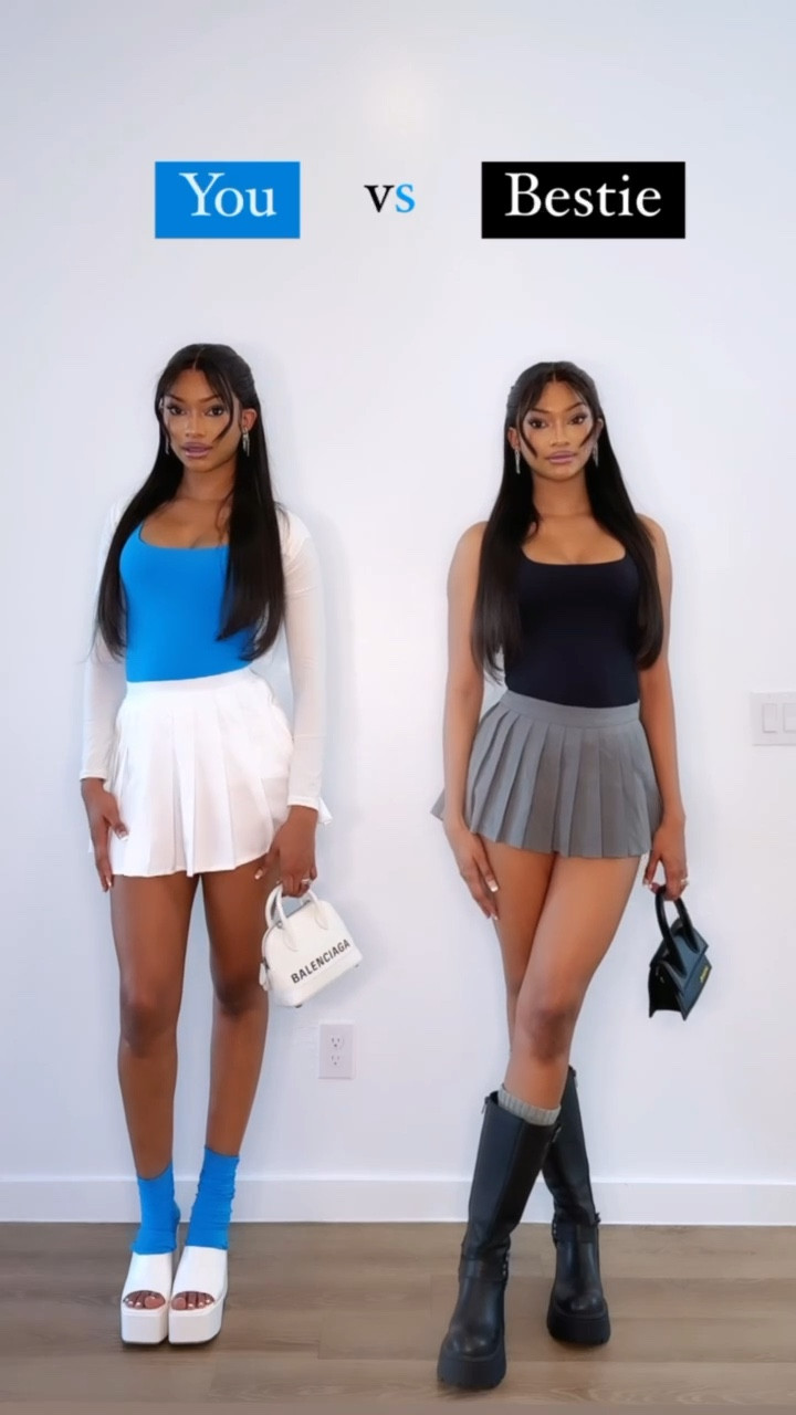 Which girl are you ? 😝🙈 #fashion 