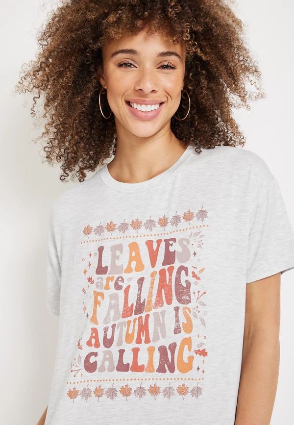 Autumn Is Calling Graphic Tee | Maurices