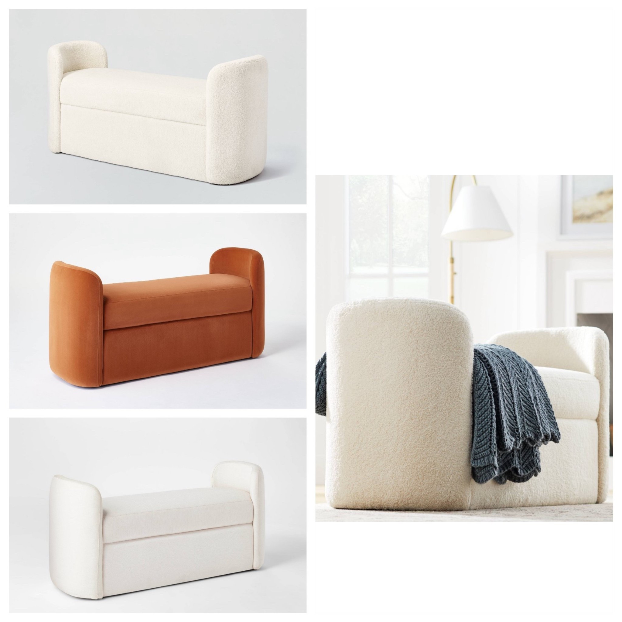 How adorable is this bench! Comes in 3 options. Perfect for a hallway or end of a bed. Great price from Target 🎯 

#LTKHome #LTKHoliday #LTKGiftGuide