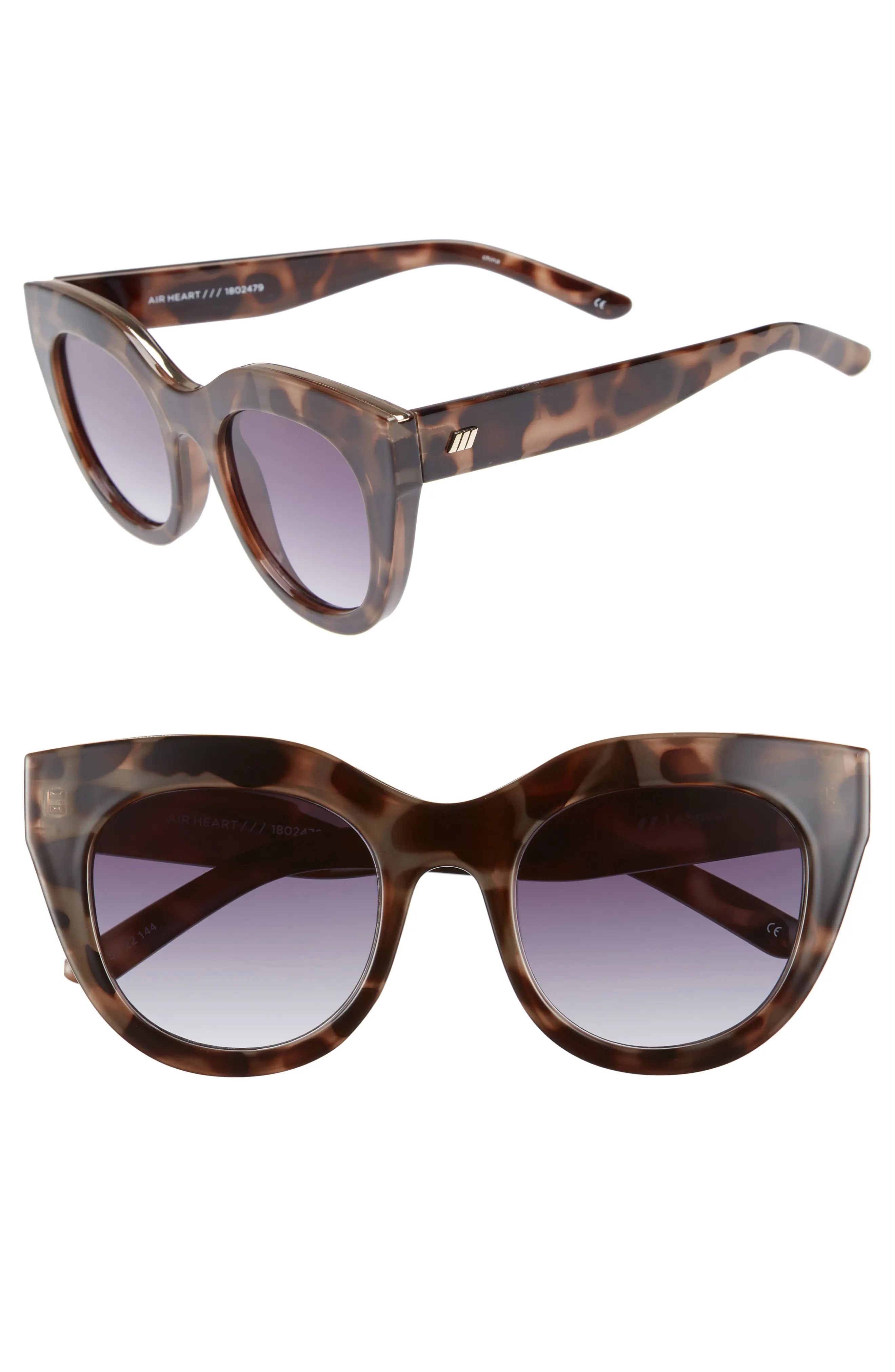 Le Specs Air Heart 51mm Cat Eye Sunglasses | Nordstrom