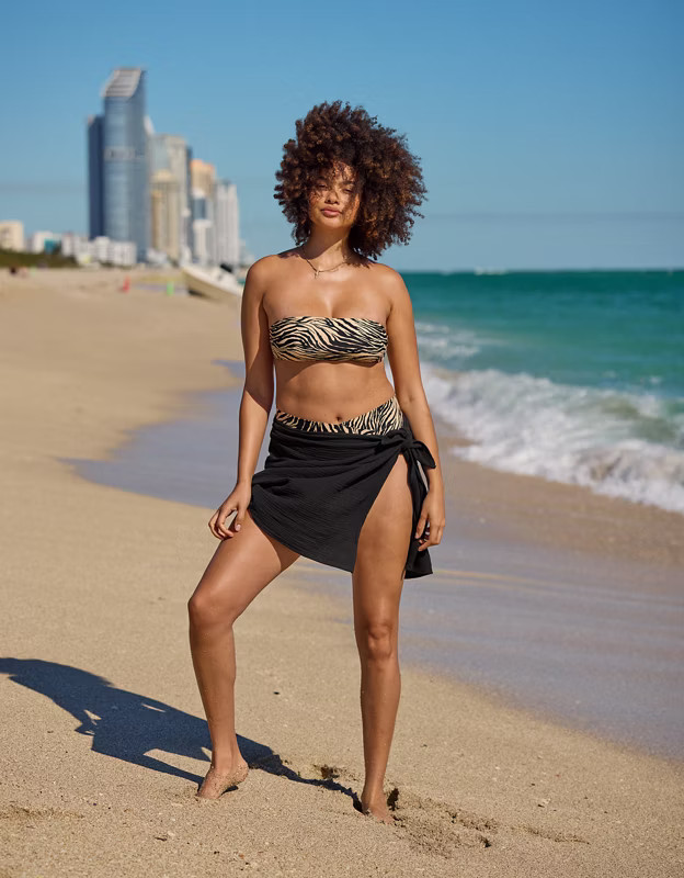 Aerie Gauze Mini Sarong | Aerie