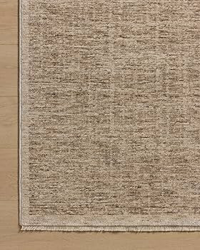 Loloi II Winston Collection WIT-01 Taupe/Bone 6'-7" x 9'-10" Area Rug, .38" Pile Height, Soft, Du... | Amazon (US)