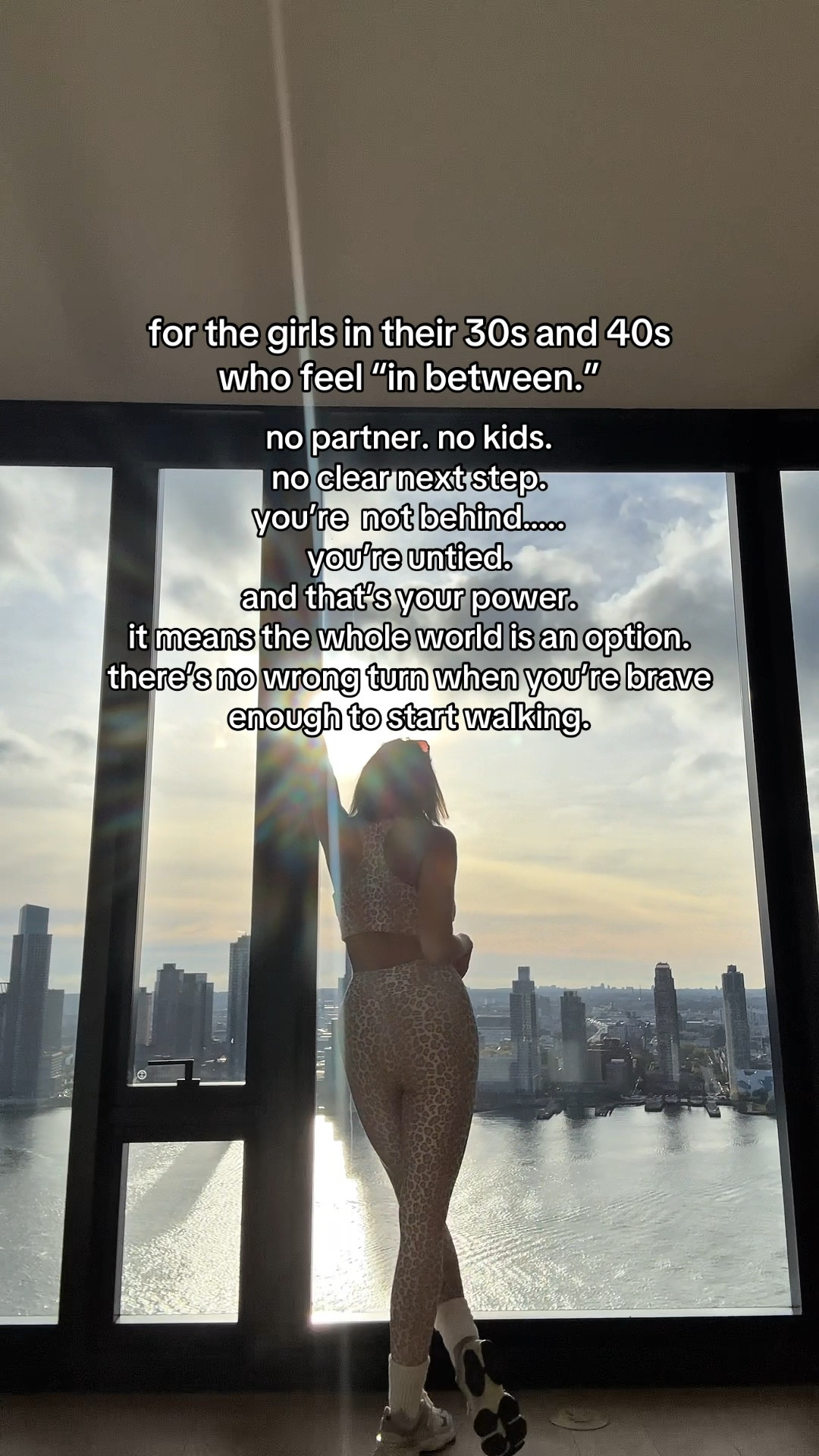 Just a friendly reminder for anyone who is feeling the in between ….  you’re not behind…. You’re in your untied era. 

wearing my own brand Sun Lovin’ Roots matching set in Leopard Latte ( $98) shopsunlovinroots.com 



#LTKstorytime #LTKActive #LTKOver40