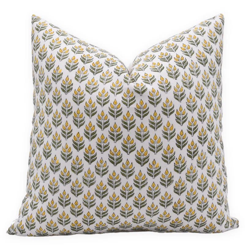 Camoni Floral Cotton Indoor/Outdoor Pillow Cover | Wayfair North America
