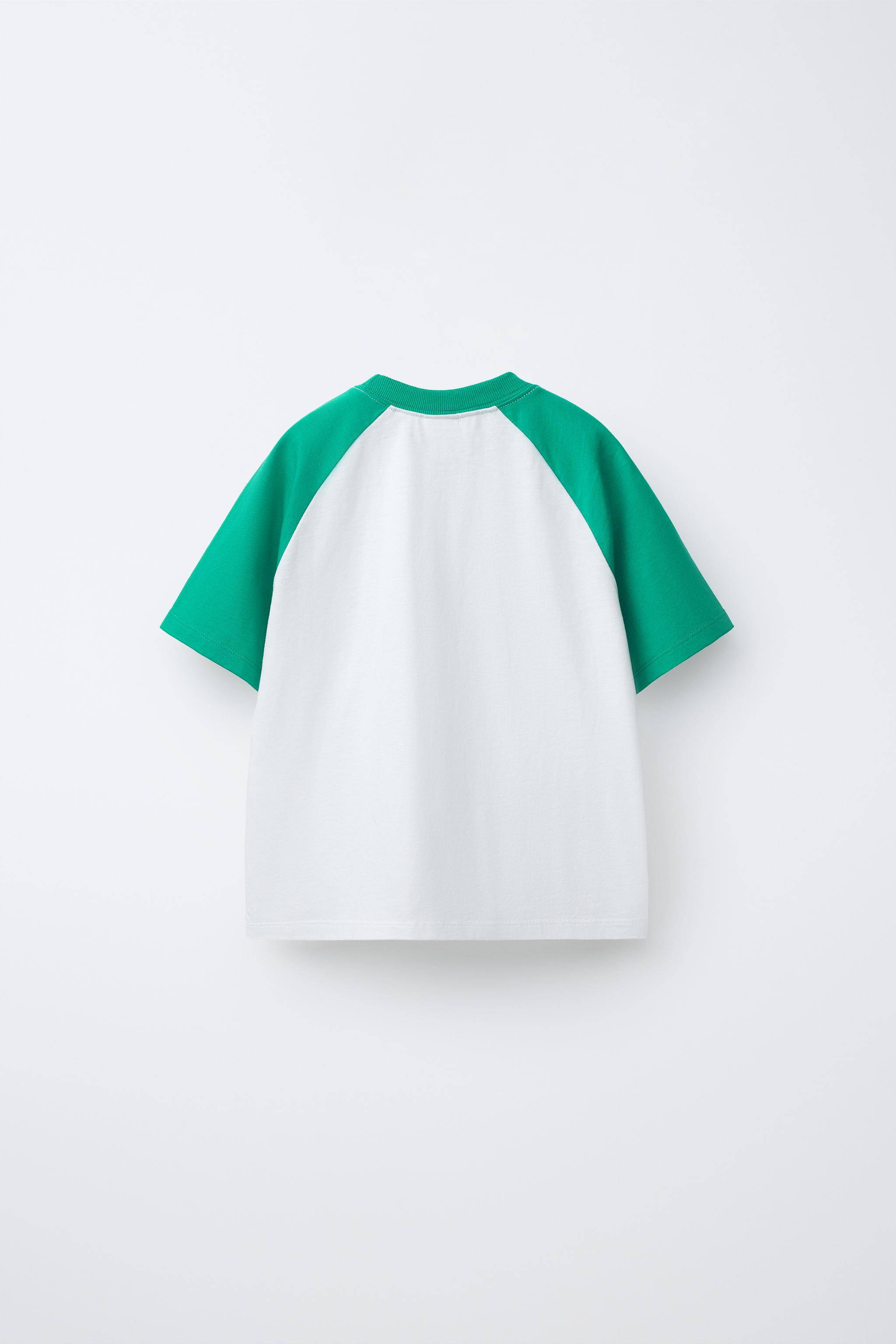 EMBROIDERED SNOOPY PEANUTS™ RAGLAN SLEEVE T-SHIRT | Zara US