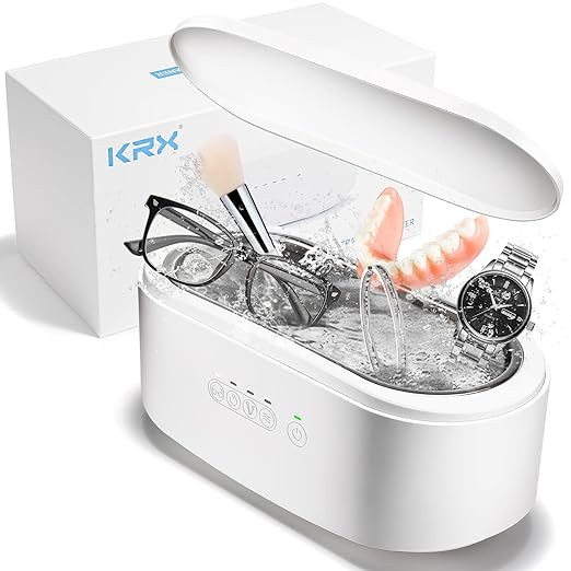Ultrasonic Jewelry Cleaner, KRX 47kHz Portable Professional Ultrasonic Cleaner Machine with Touch... | Amazon (US)