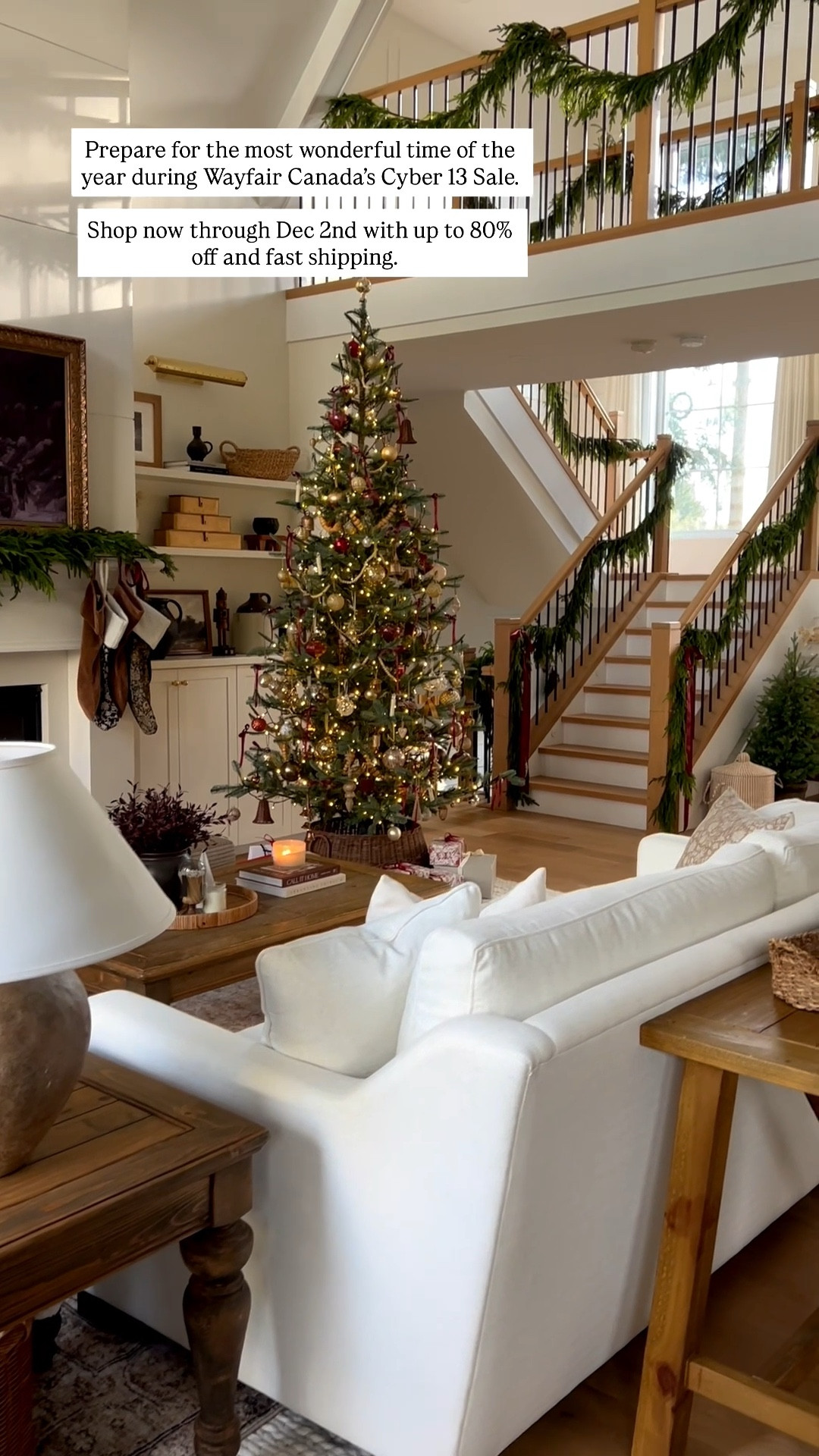 Home for the holidays with Wayfair Canada.
Shop up to 80% off during Wayfair Canada’s Cyber 13 Sale. Everything you need to host during the holidays - furniture, rugs, lighting, holiday decor and more. Shop now through December 2nd with fast shipping. 🎄🎁 @wayfaircanada #WayfairCAPartner #WayfairCAHome