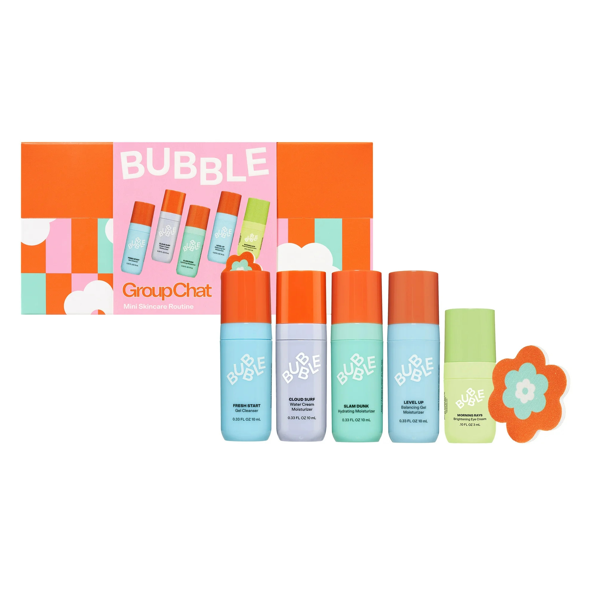 Bubble Skincare Group Chat Mini Routine 6-Piece Set, Includes Fresh Start 10ml, Morning Rays 3ml,... | Walmart (US)