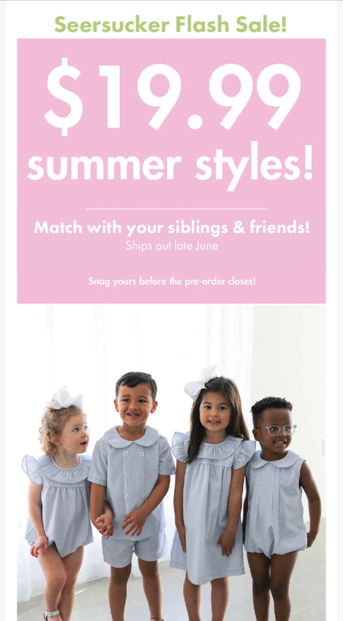 Cecil & Lou is having a KILLER sale on their seersucker styles! $19.99 for any of these beauties + you can even add a monogram to double the sweetness! 🤍💙

#LTKkids #LTKfamily #LTKbaby