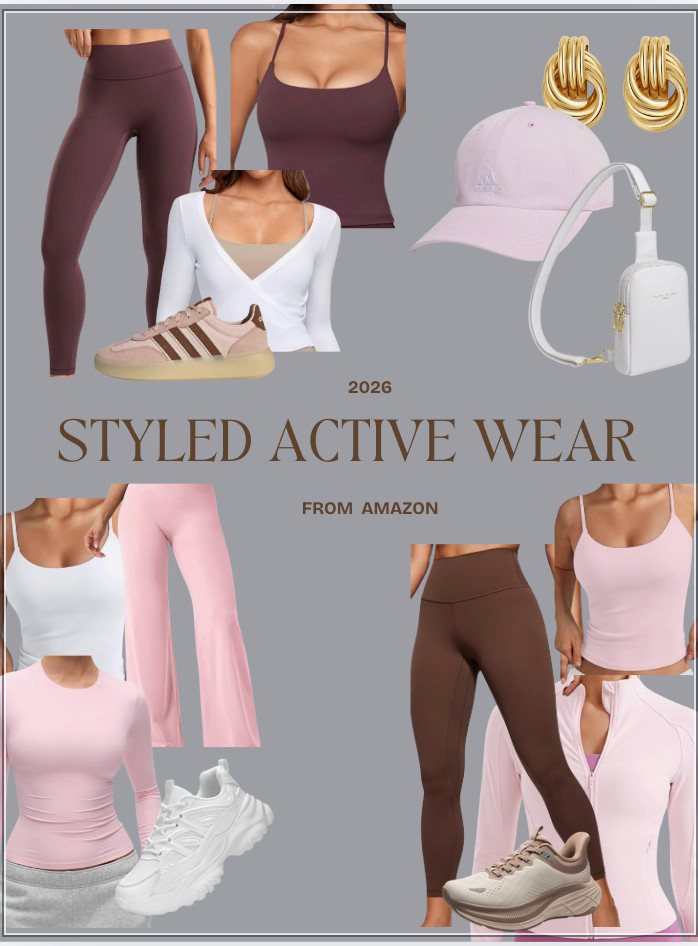 The pink/white or pink/brown combo is so cute! 

 #LTKfitnessgoals #LTKActive #LTKPetite