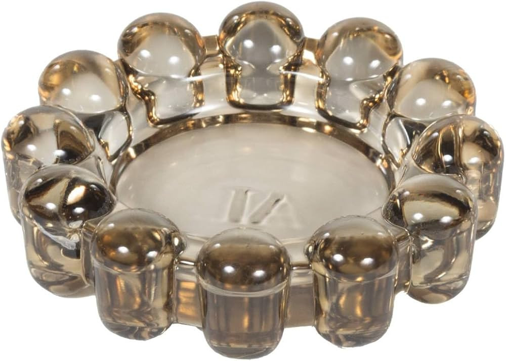 Alice Lane Bubble Candle Dish – Chic Smoky Glass Candle Dish for Home Decor – Decorative Mode... | Amazon (US)