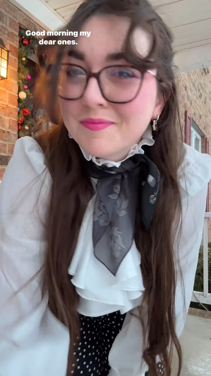 A goal for me in 2025 is to really lean into my personal style and be more creative with my outfits. I think I’ve been in a bit of a rut for a while, relying on online inspiration to help me curate looks. And while there is nothing wrong with that—and I’ll absolutely keep being inspired by others— I also really want to step outside of my comfort zone and wear crazy, wild and creative outfits that ✨ feel ✨ like me. This is a prime example!
🏴‍☠️
Outfit deets:
Top: Poshmark (a literal pirate costume top)
Trousers: Anthropologie 
Tank: Maurices
Shoes: Macys
Earrings: Coach
🏴‍☠️
🏴‍☠️
#fashion #ootd #style #fitcheck #personalstyle #fashiongirly #explore #grow #2025fashion #secondhandfadhion #secondhandfinds