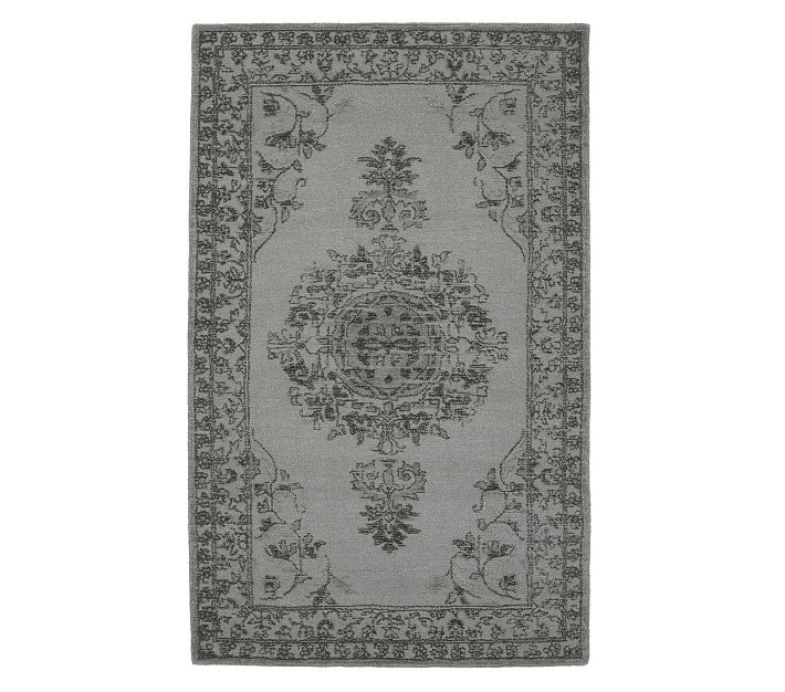 Monique Lhuillier Wool Viscose Persian Rug | Pottery Barn Kids