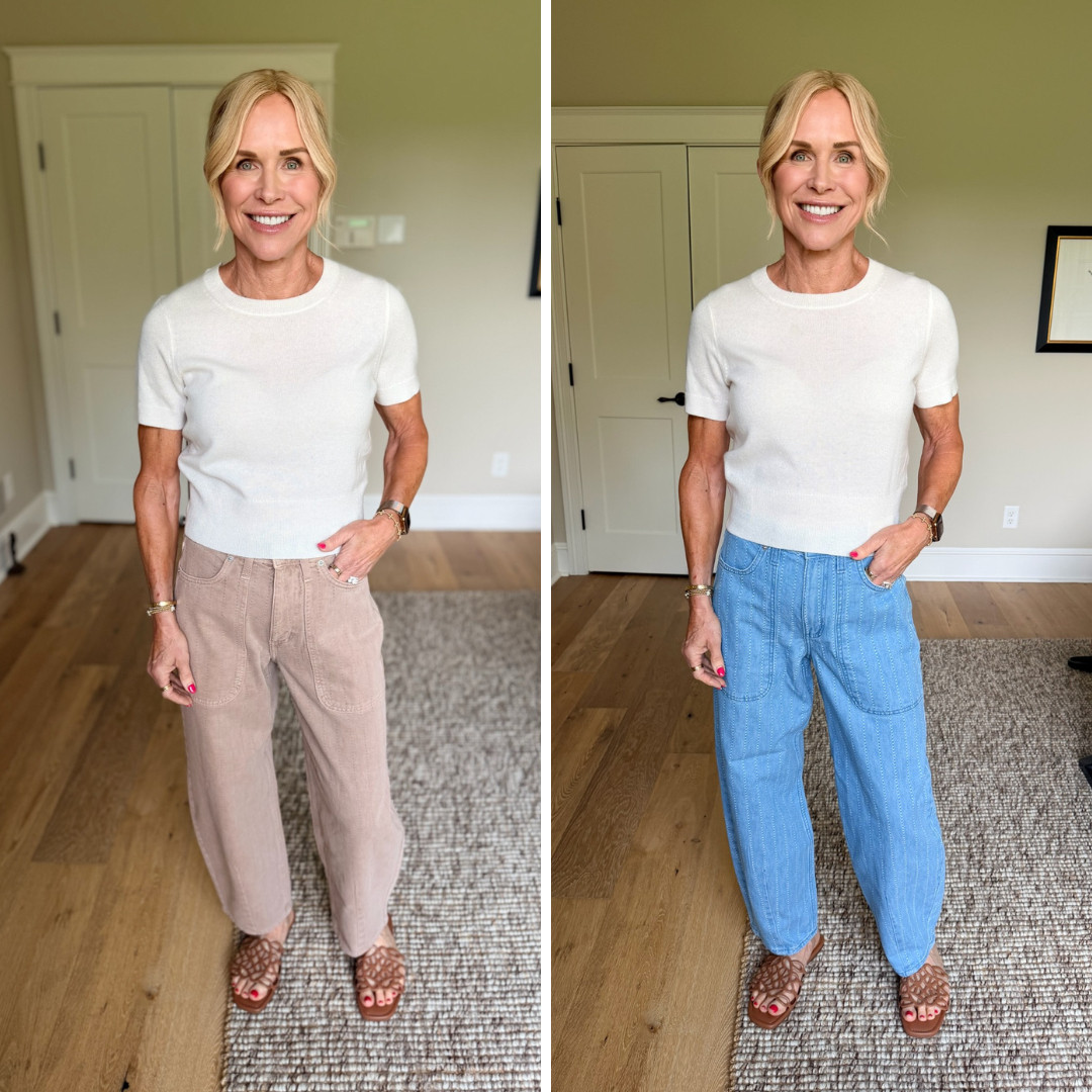 Loving the fun detailing on this pair of pants! Comes in a couple of colors. Pair with a basic white T and your favorite sandals!

#LTKdayinmylife #LTKgrwm #LTKOver40