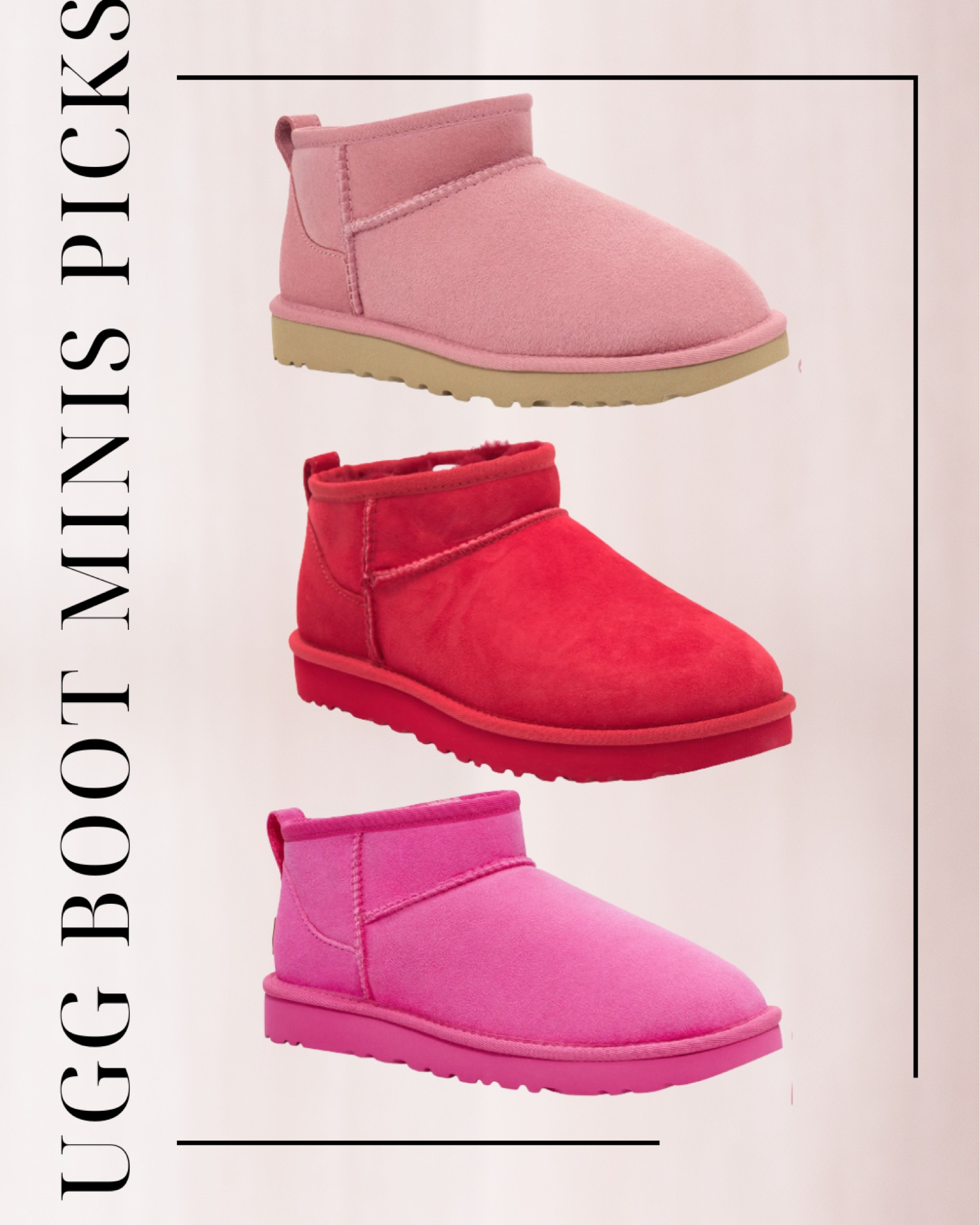 Ugg mini picks 

#LTKSeasonal #LTKshoecrush #LTKunder100