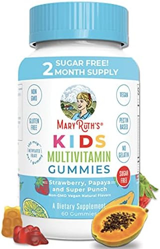 Vegan Kids Multivitamin Gummies by MaryRuth's | 2 Month Supply | Organic Ingredients for Immunity... | Amazon (US)