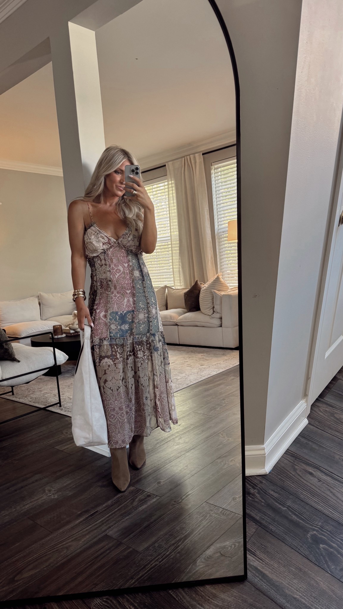 This dress is a stunner- wearing a medium it runs very small

#LTKFindsUnder100 #LTKSeasonal #LTKStyleTip