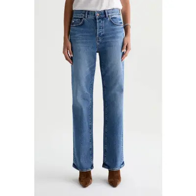 AG Billie Straight Leg Jeans in Echo at Nordstrom, Size 33 | Nordstrom