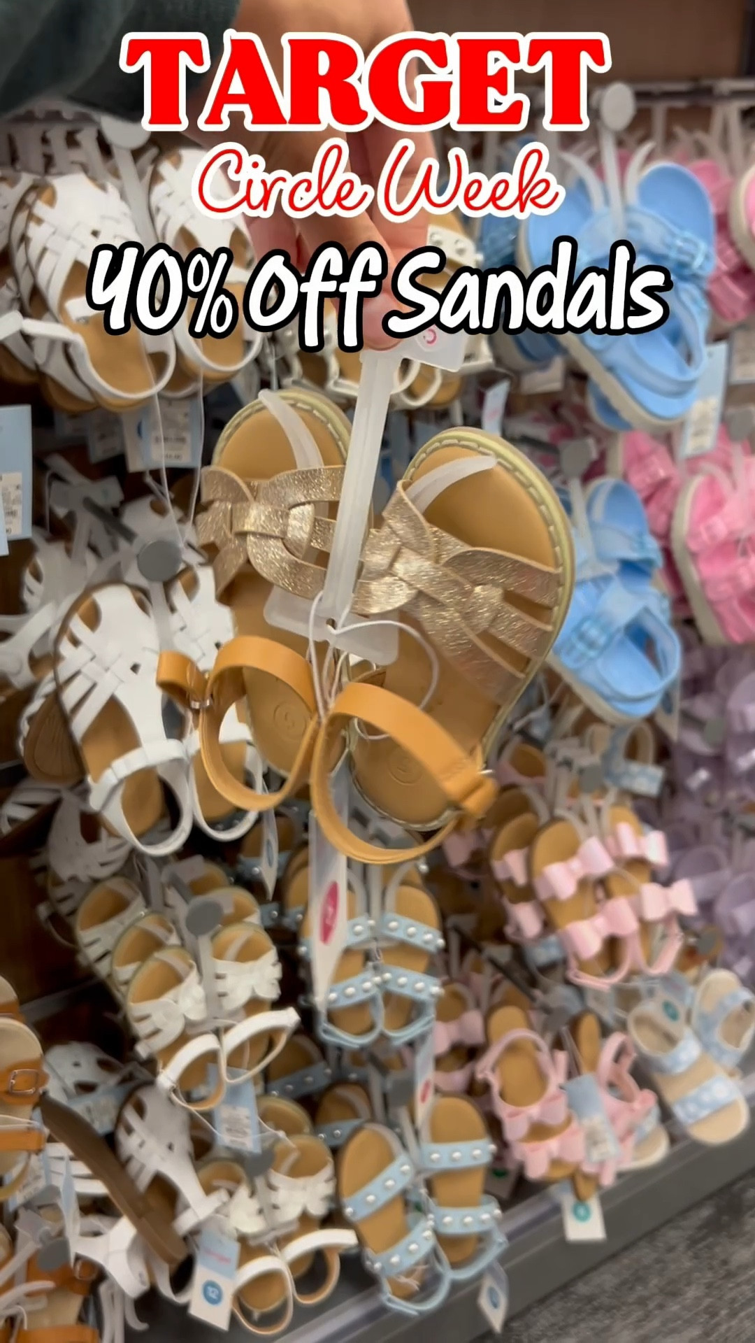 🎯Target circle week deal🎯Snag these toddler sandals for a steal! 40% off shoes for the family.
#target #targetfinds #shoes #toddlershoes

#LTKBaby #LTKShoeCrush #LTKKids
