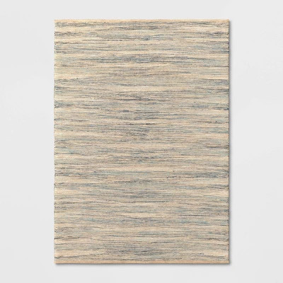 5'x7' Woven Area Rug Indigo - Threshold™ | Target