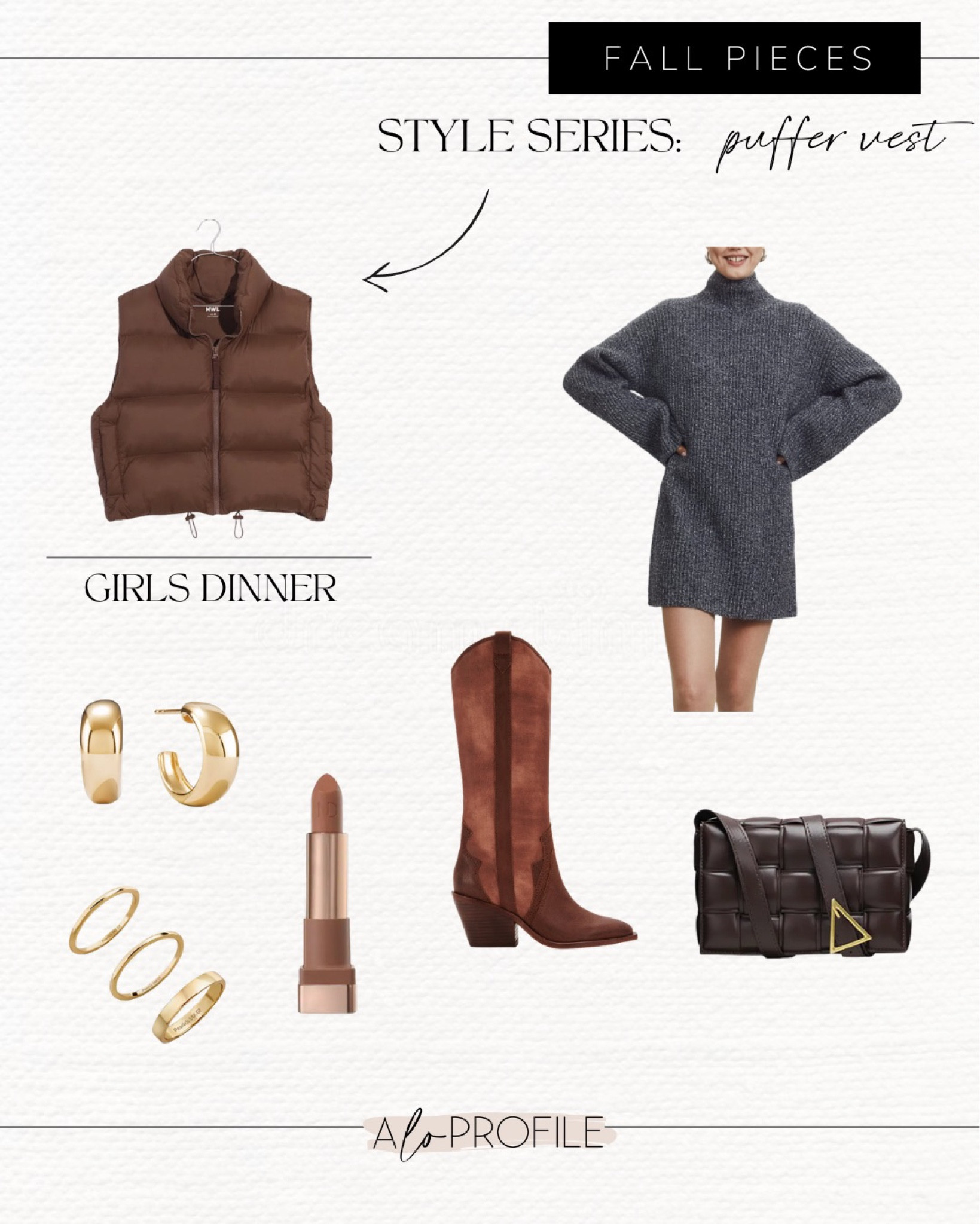 Style Series : Puffer Vests // fall outfit, winter outfit, fall style, winter style, winter fashion, winter fashion trends, fall trends, how to style a puffer vest, vest, puffer jacket, neutral style, cold weather outfits, outfits for fall, outfits for winter, winter fashion, fall fashion