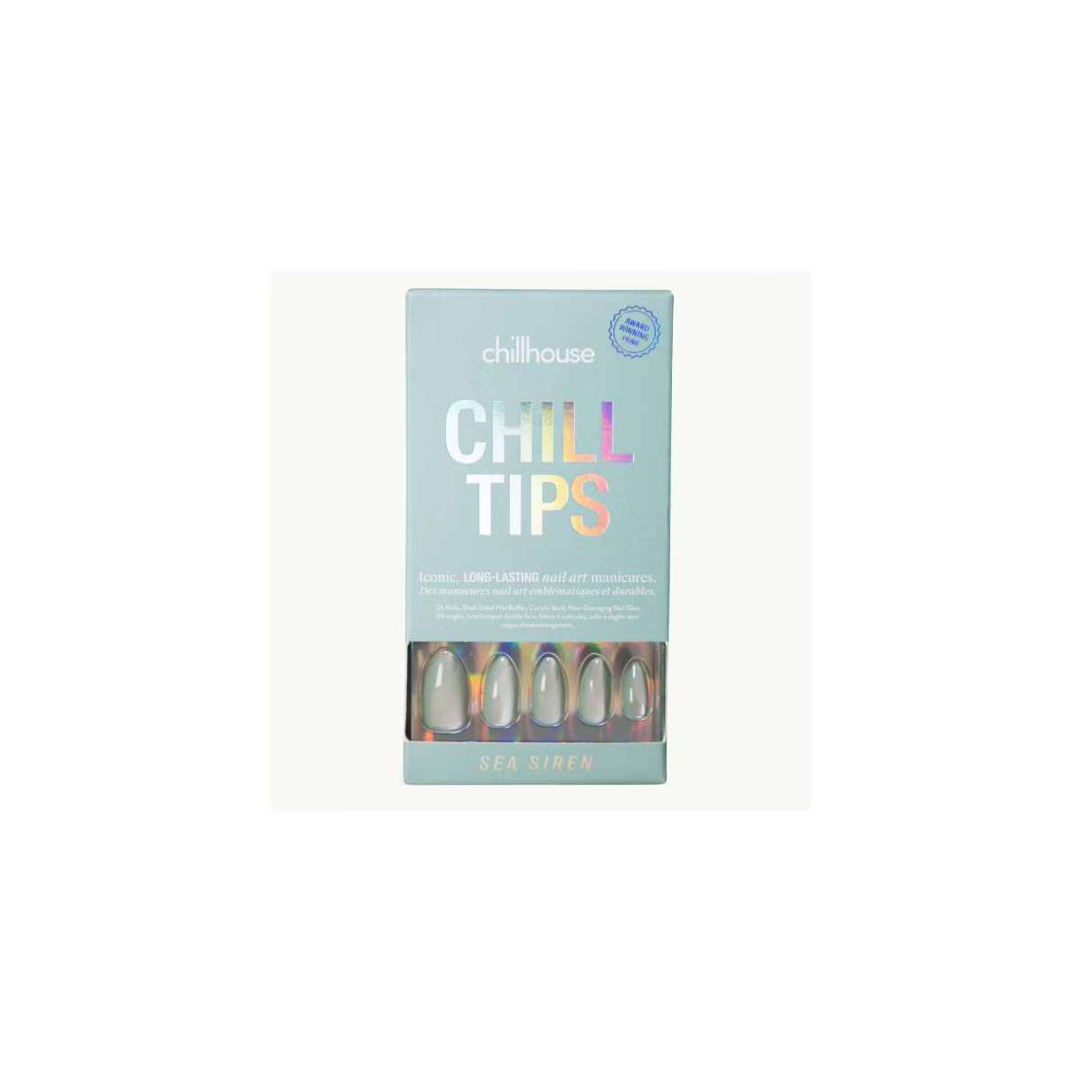 Chillhouse Chill Tips Fake Nails - Design Studio - Sea Siren - 24ct | Target