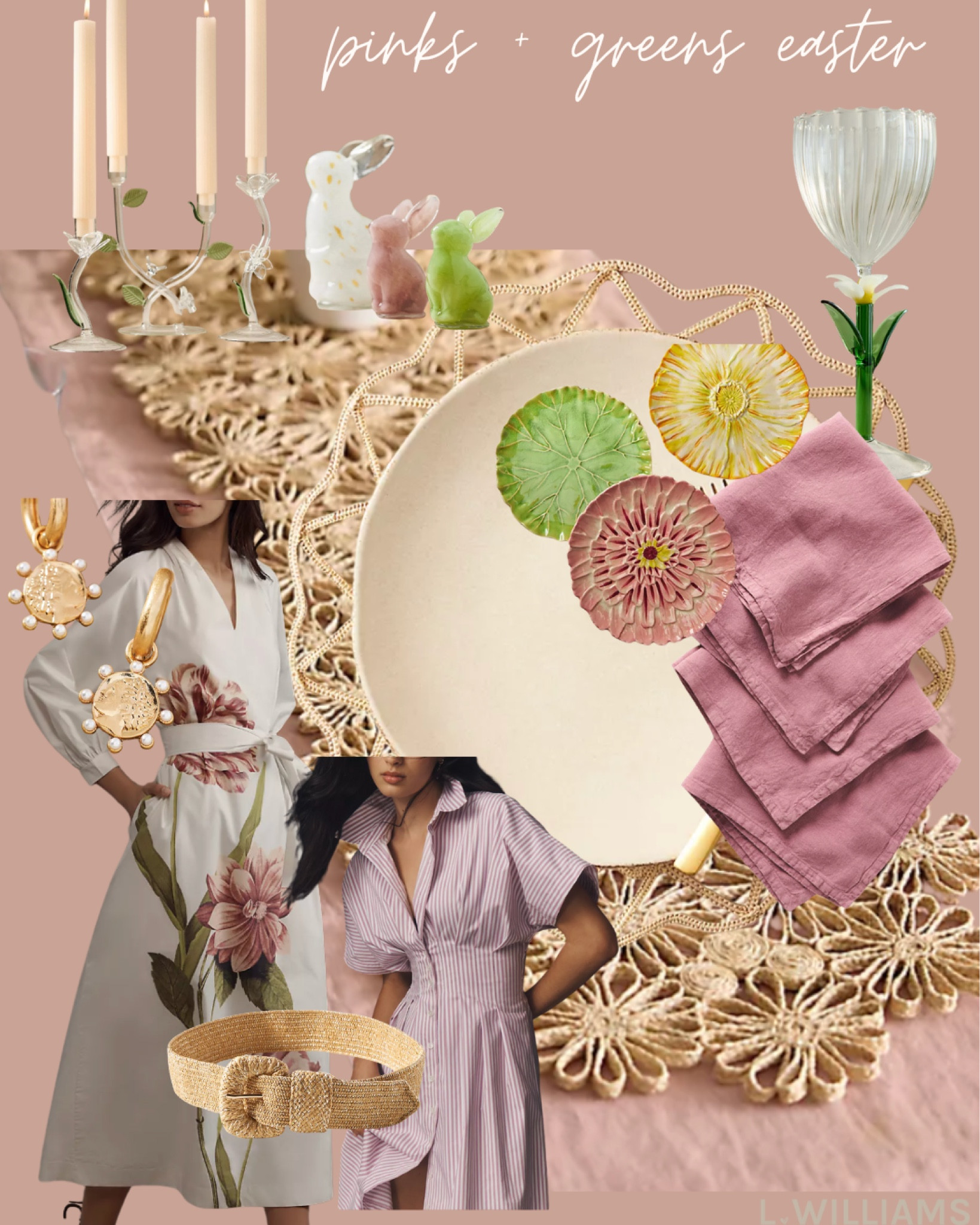 {pink + green} Easter finds I love from @anthropologie #anthropartner #ad