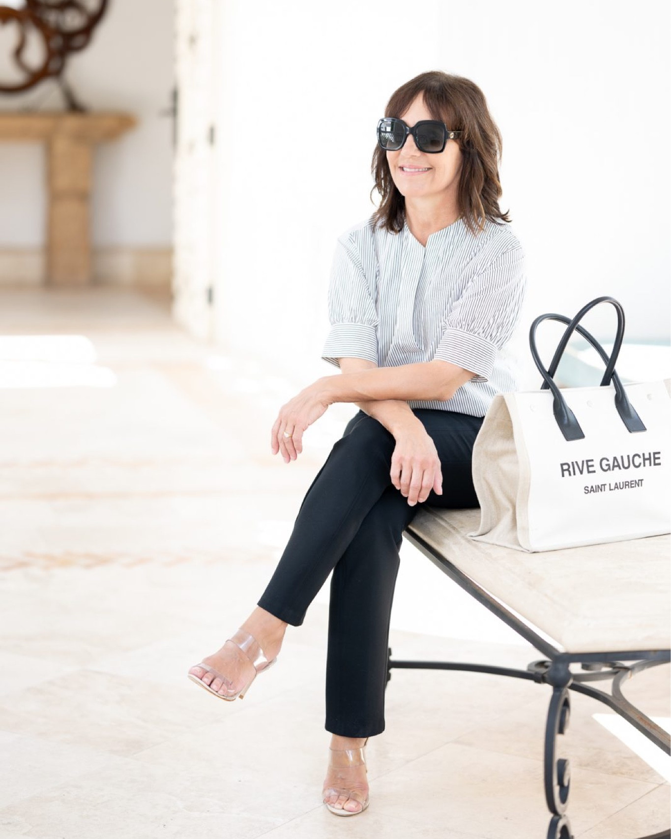 Prioritize you purchases - start with the perfect pant!! The Perfect Pant, Slim Straight from @spanx lives up to its name! Wearing a petite small in pants, XS in top
#spanx #spanxpartner

#LTKover40 #LTKMostLoved #LTKworkwear