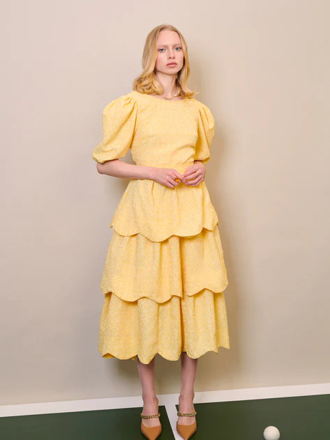 DREAM Deuce Floral Tiered Midi Dress | Sister Jane (UK)