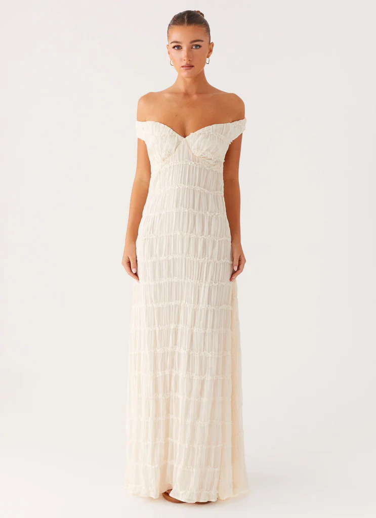 Embrace Maxi Dress - Ivory | Peppermayo (Global)
