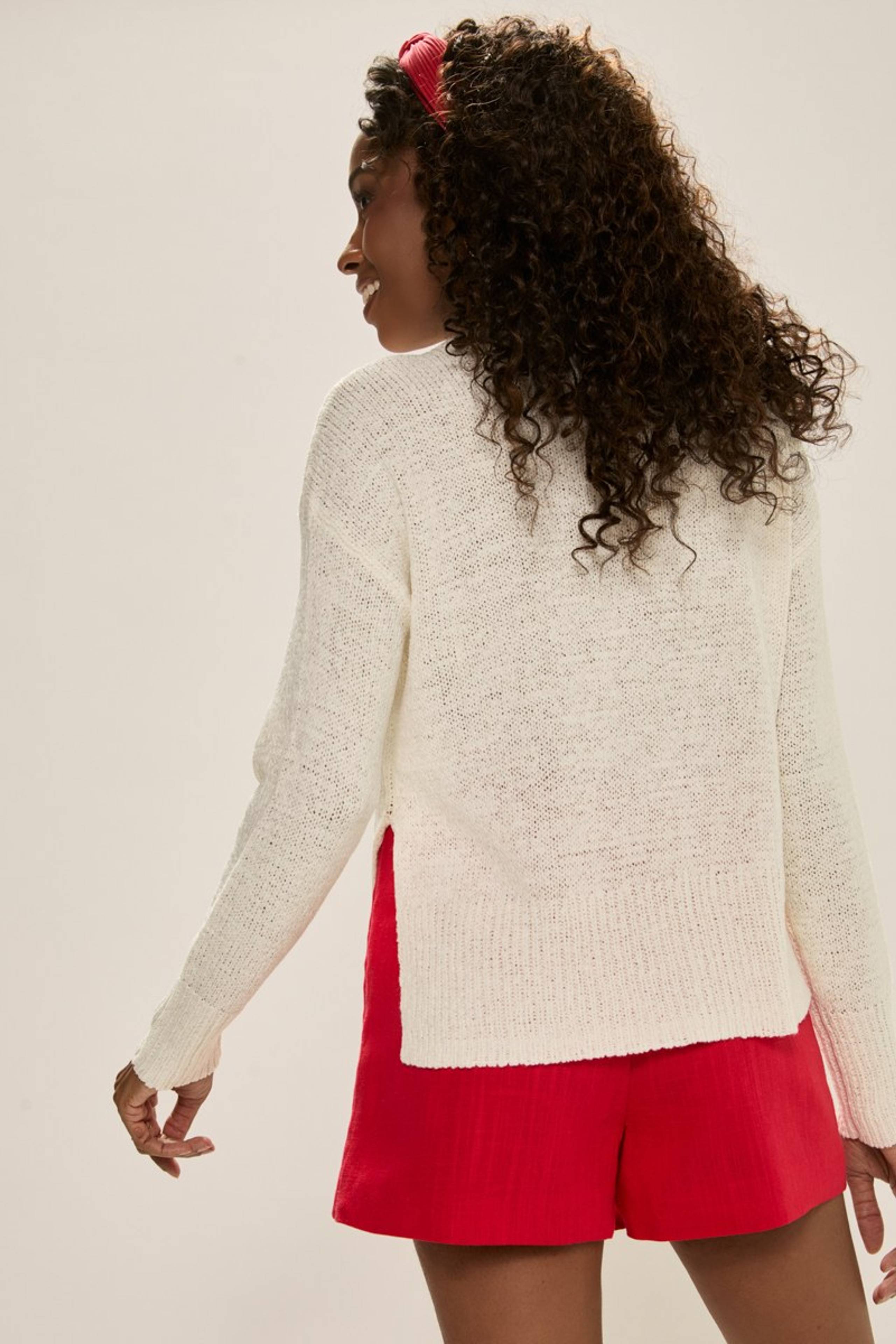 Jill American Flag Sweater | Francesca's