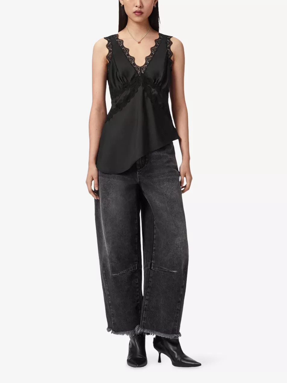 Ilka Lace-Embroidered Stretch-Woven Cami | Selfridges