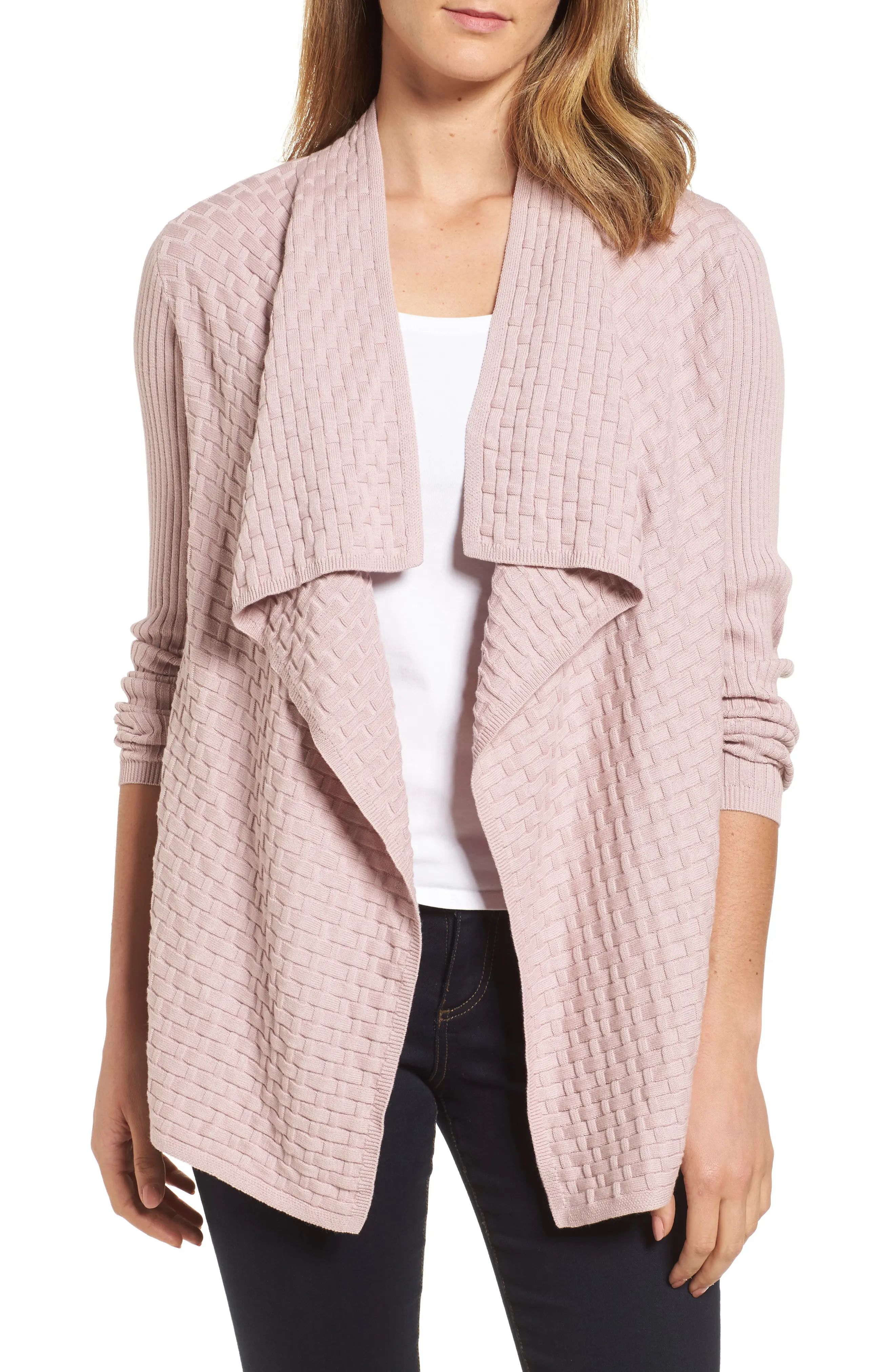 Mixed Cotton Knit Cardigan | Nordstrom
