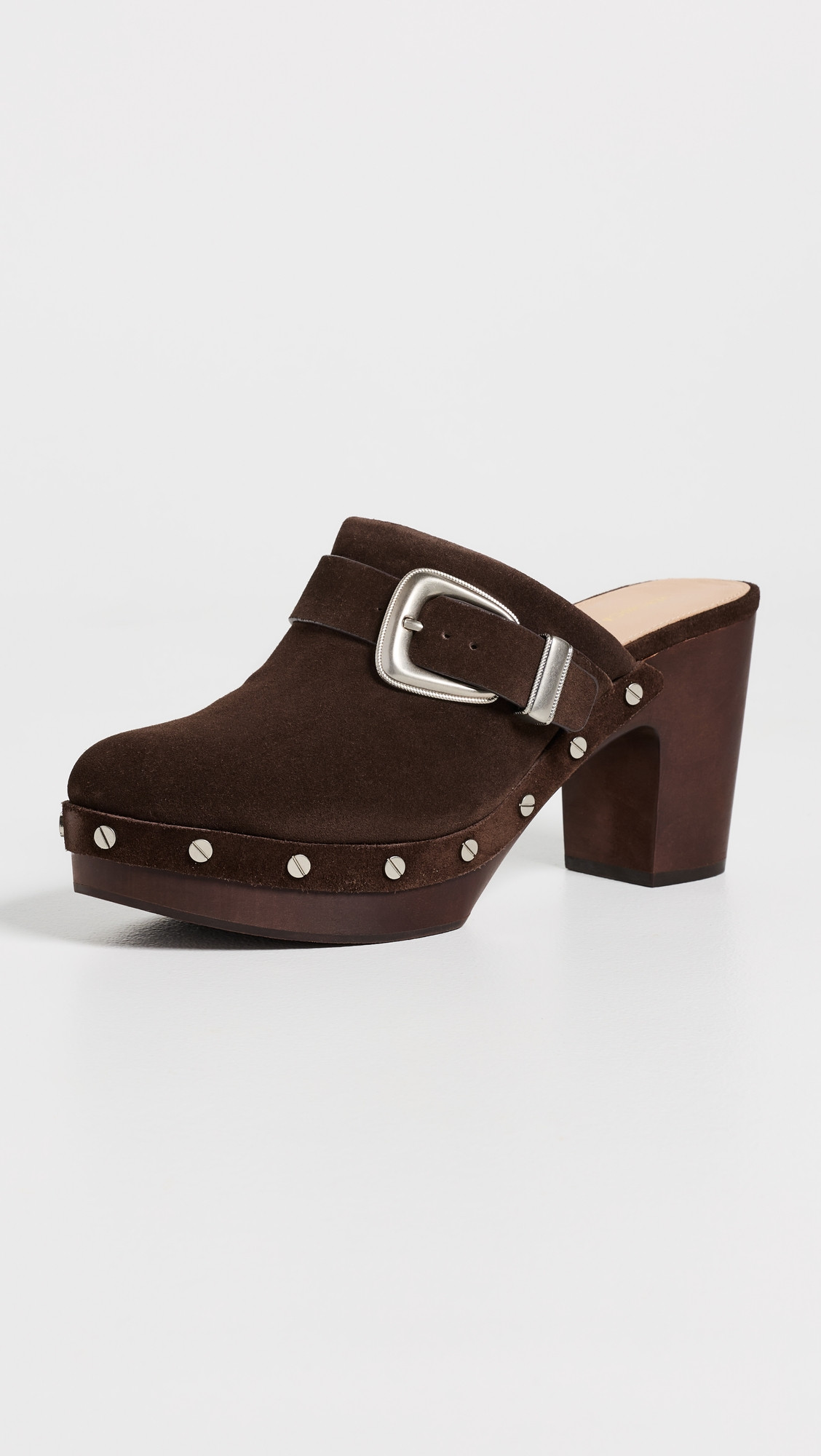 Veronica Beard Larken Clogs Espresso 9.5 | Shopbop