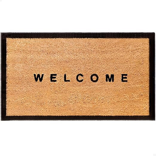 THEODORE MAGNUS Door Mat – Coir Doormat for Outdoor Entrance, Durable Welcome Mat with Non-Slip... | Amazon (US)