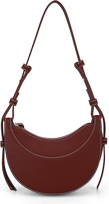 Saddle Bag for Women Shoulder Bag Crescent Purse Trendy Crossbody Bag Hobo Handbag | Amazon (US)